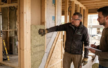 Wełna mineralna w domu szkieletowym – jak zaprojektować warstwy ściany bez błędów?