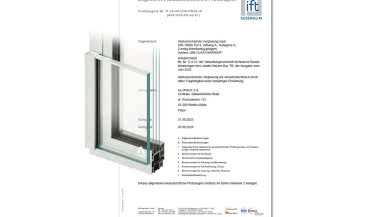 Balustrady ALUPROF MB-GLASS BARRIER dopuszczone na rynek niemiecki